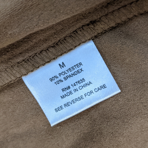 Women's Romeo & Juliet Couture Faux Suede Drape Jacket M - Picture 8 of 12